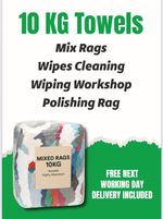 10 KG Towels Mix Rags Wipes Cleaning Wiping Workshop  Polishing Rag