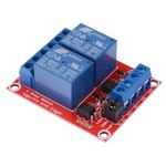 12V 2 Channel Relay Board Module Active Low - Terminal Blocks