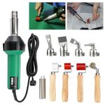 220V 1600W Hot Air Torch Plastic Welding Gun Welder Soldering Tool 4 Nozzles Kit