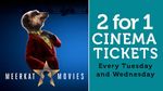 Meerkat Movies 2 for 1 Cinema Ticket 31st Mar/1st Apr 2026 Cineworld Odeon Vue