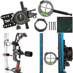 Compound Bow 1 Pin Sight Micro Adjustable 4x 6x 8x Lens Adaptor Scope Sight Hunt