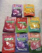 8x Halal Drpeeler Gummy Candy Peelable with Real Fruit Juice (65g)per Pack of 8