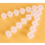 300PCS Mini Paint Pots Empty Small Travel Paint Pot Plastic Containers Lid 3ml