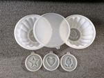 Vintage Tupperware Jello Mold  8 PC Set Jelly molds 