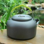1.3L Portable Camping Water Kettle Travel Hiking Cookware Teapot Open Fire