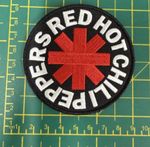 RED HOT CHILI PEPPERS ASTERISK  WOVEN SEW OR IRON ON PATCH OFFICIALLY LICENSED