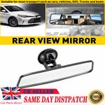Universal Car Rear View Suction Cup Mirror Learner Driver Interior Glass 11"INCH