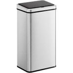 HOMCOM Kitchen Bin with Fast Motion Sensor, 50L Stainless Steel Sensor Bin