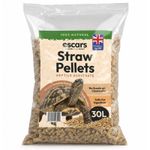 Straw Pellet Tortoise Bedding & Reptile Substrate, 100% Natural No Additives 30L