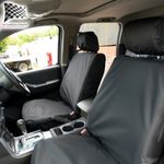 Fits Nissan Navara D40 Double Cab 2005-2016 Tailored Front Seat Covers 137