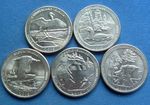 5x US AMERICA THE BEAUTIFUL NATIONAL PARK QUARTERS FULL YEAR  Choice of Year