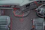 ECO LEATHER  FLOOR MAT  FIT SCANIA S  [ NEW GENERATION ] SWIVEL PASSENGER SEAT