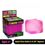 Nice Cube Nee Doh Stress Ball Sensory Toys Needohs Fidget Anxity Groovy Blue