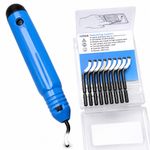 NOGA NB1100 Deburring Tool Burr Handle + 10 BS1010 Blades Hand Burr Set