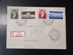 Norway  1942 FDC WWII COVER Nordraak REGISTERED OSLO POSTMARK