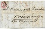 Letter from Tabor to Grünberg/Pisek