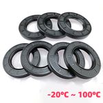 NBR  19mm-27mm Double Lip Seal TC/FB Skeleton Oil Seal Rings for Rotation Shaft
