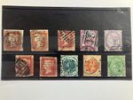 Queen Victoria Jubilee and reds mixed bunch GB postage stamps