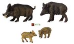Wild Boar Sow or Piglets Toy Model Figures by CollectA NEW