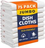 Large Dish Cloths UK Cleaning Dishcloth Drying Dishes Washing Up  Absorbent 75X