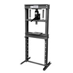 Heavy Duty 12 Ton H Frame Hydraulic Shop Press Adjustable 8-Position Bed Garage