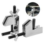 2pcs Hose Pipe Clamps Brake Coolant Fuel Fluid Line Vacuum Pinch Off Clamp Alloy