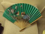 vintage oriental wall fan