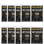 DeckSentry - Soft Sleeves - Standard Size Card Penny Pokemon/MTG - Clear (1000)