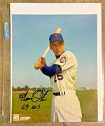 Amos Otis Signed New York Mets 8x10 Photo Auto COA 1969 Miracle Mets