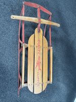 Vtg Flexible Flyer Yankee Clipper Winter Sledge  Model 10 79A Rustic Decor  