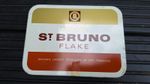 Ogden's St Bruno Flake Tobacco Cigarettes, Vintage Retro, 1 LB Tin