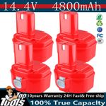 4x PA14 14.4 Volt PA14 1435 1420 14.4V Ni-MH Battery 1434 1433 4.8Ah for MAKITA