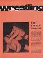 WRESTLING REVIEW Vol 9 No.22 @ Chelmsford 28th Mar 1968 Salvo Trood Verdu Joyce