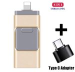 4 in 1 2TB Type USB 3.0 Flash Drive for iPhone Android iPad Memory Photo Stick