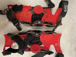 POD Mx K700 Motorcross Leg Braces - Carbon