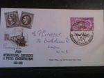 1963 Paris Postal Conference stamp cover