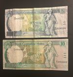 Set Of 2 Banknotes Malta 🇲🇹