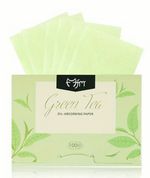 Blotting Paper Oil Control 100 Sheets Face Absorbing Wipe Oily Skin Green Tea