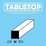 Square Rod Bar ABS Styrene Plastic Modeller 0.5 To 10mm Width