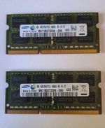 2x 4GB DDR3 Laptop RAM (8GB Total) Samsung PC3-10600S 1333MHz SO-DIMM