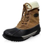 Dirt Boot Thermal Lined Winter Waterproof Leather Snow Walking Boots