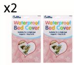 2x Waterproof Bed Cover for kids and small children | mattress protector sheet