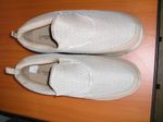 Mens Size 11 beige Extra wide slip on shoes