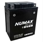 YB14L-A2 Numax Gel NTS14LA2 MOTORCYCLE BATTERY Sealed