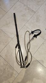 LEATHER CHAMBON FULL SIZE HORSE LUNGING OR RIDING GOOD CONDITION