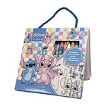 Disney Stitch Activity Set 40 Colouring Sheets 6 Crayons 1 Sticker Sheet