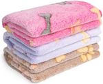 3 Pieces Pet Blankets, Dog Blankets, Washable Medium Fluffy Blanket Soft and War