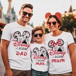 Personalised Disney 2026 T Shirt Family Matching Disneyland Trip Holiday Shirts