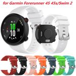 Wristwatch Strap For Garmin Forerunner 45 Watch Silicone Wrist Watch Band
