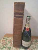 Antique Georgian Holy Family Bible 1806 Illustrated Old New Apocrypha Leather 